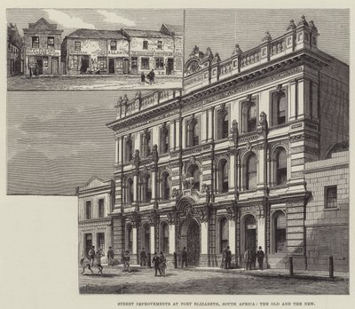 Straatverbeteringen in Port Elizabeth, Zuid-Afrika, het Oude en het Nieuwe door Frank Watkins